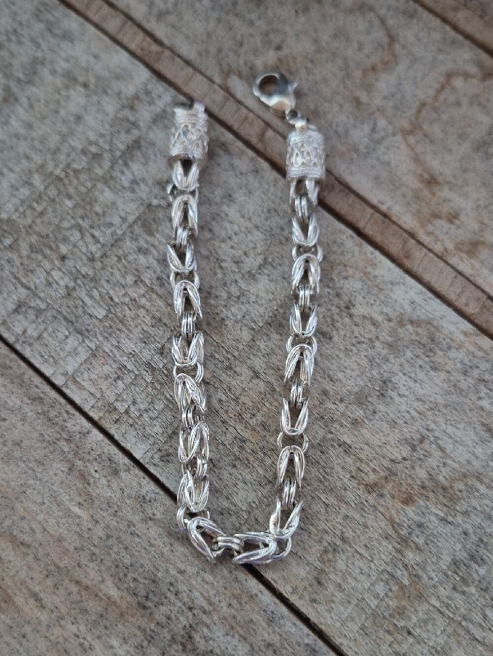 Sterling Silver 925 Chain Bracelet - Picture 4 of 4